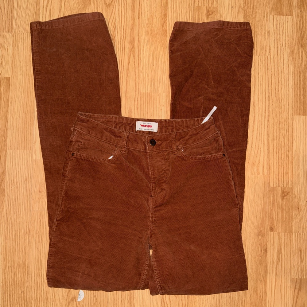 Wrangler Rust Corduroy Jeans